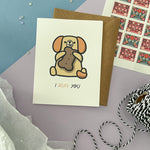 Load image into Gallery viewer, Dog - I RUFF You Card
