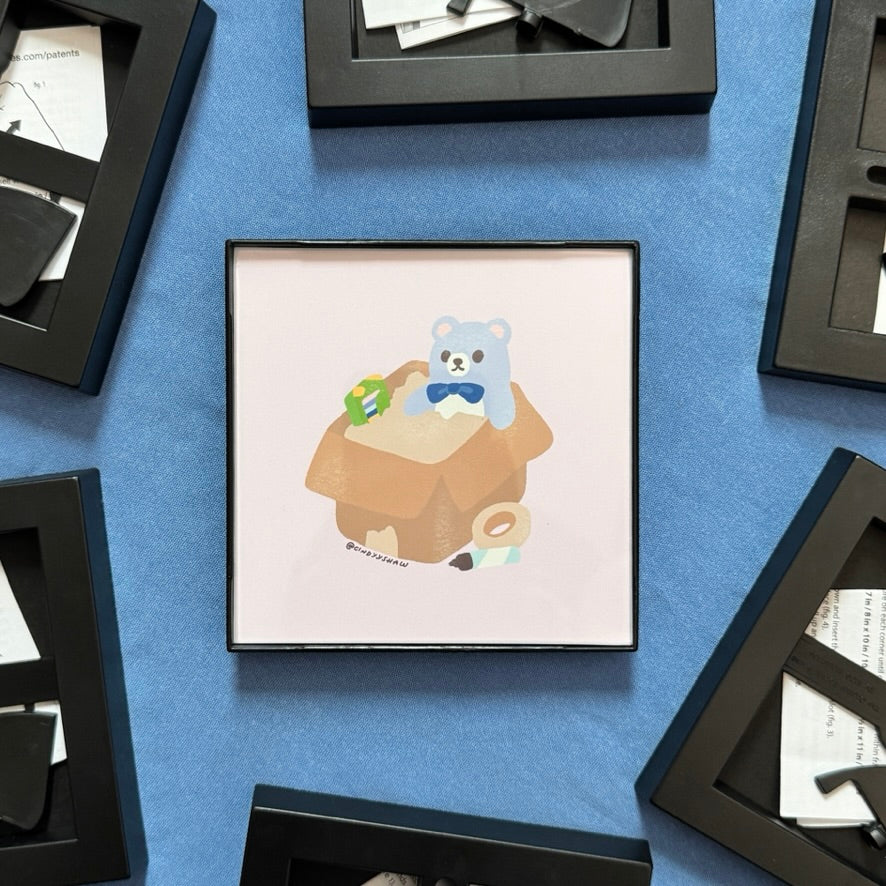 Packing Bear Mini Print