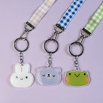 Load image into Gallery viewer, Bunny Lanyard Keychain
