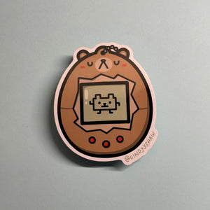 Bearagotchi Vinyl Sticker