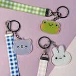 Load image into Gallery viewer, Bunny Lanyard Keychain
