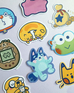 Cat & Dog Vinyl Sticker
