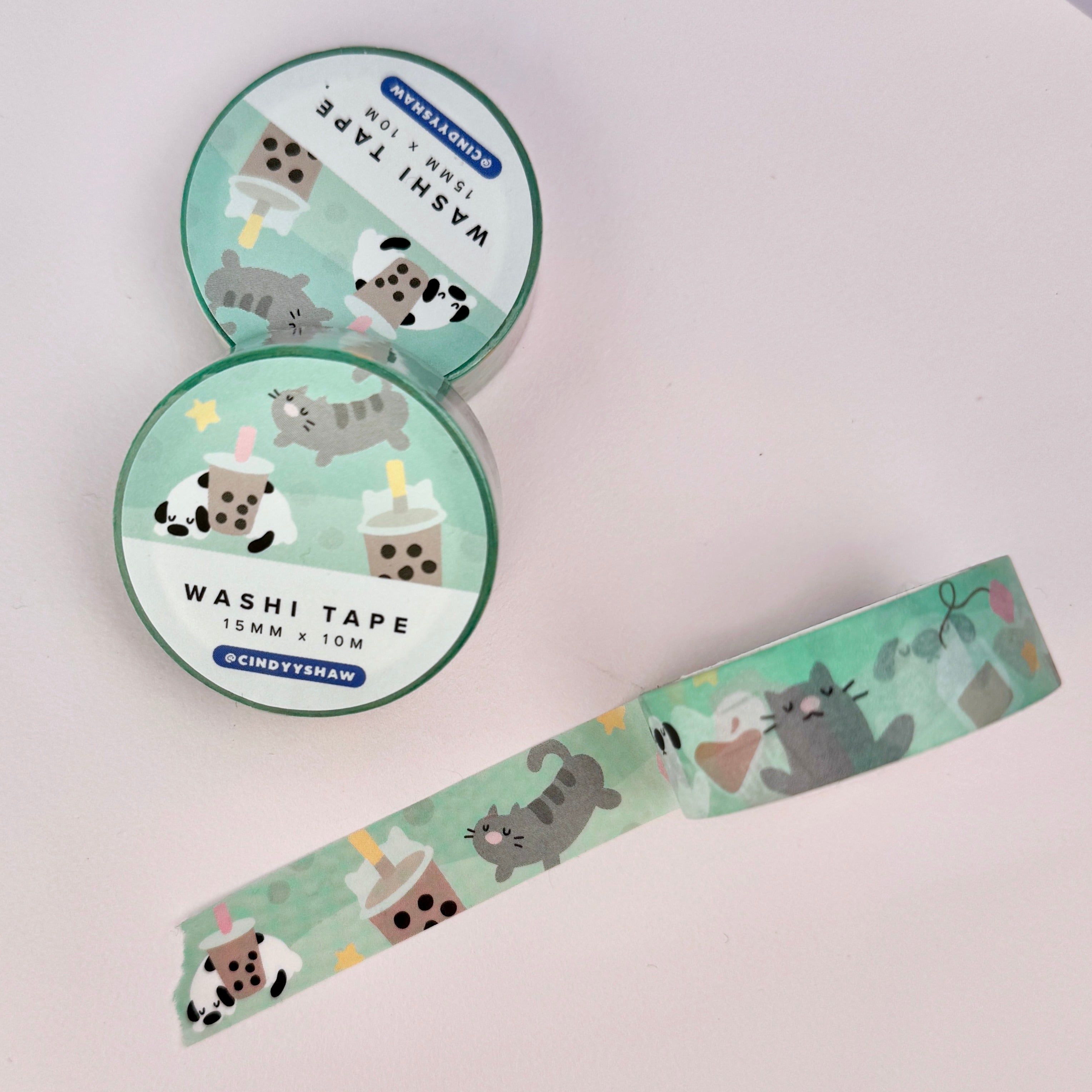 Boba Pets Washi Tape