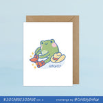 Load image into Gallery viewer, Howdy Frog Card
