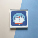Load image into Gallery viewer, Helpful Robot Cat Mini Print
