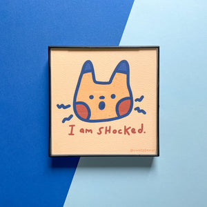 I am Shocked Mini Print