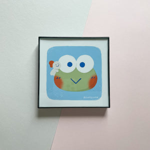 Frog and Friend Mini Print