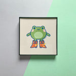 Load image into Gallery viewer, Frog in Boots Mini Print
