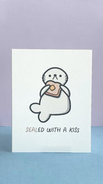 Load image into Gallery viewer, Seal - SEALed with a Kiss Card
