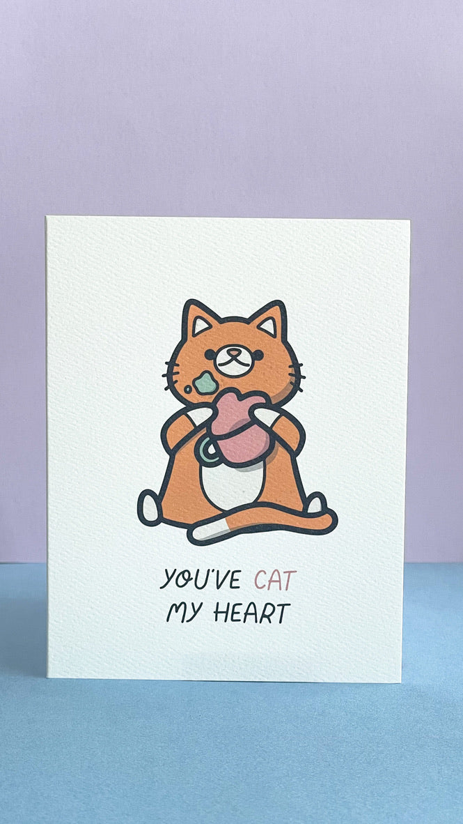 Cat - You've CAT My Heart Card