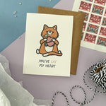 Load image into Gallery viewer, Cat - You&#39;ve CAT My Heart Card
