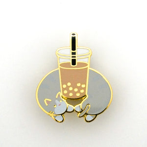 Boba Cat Pin