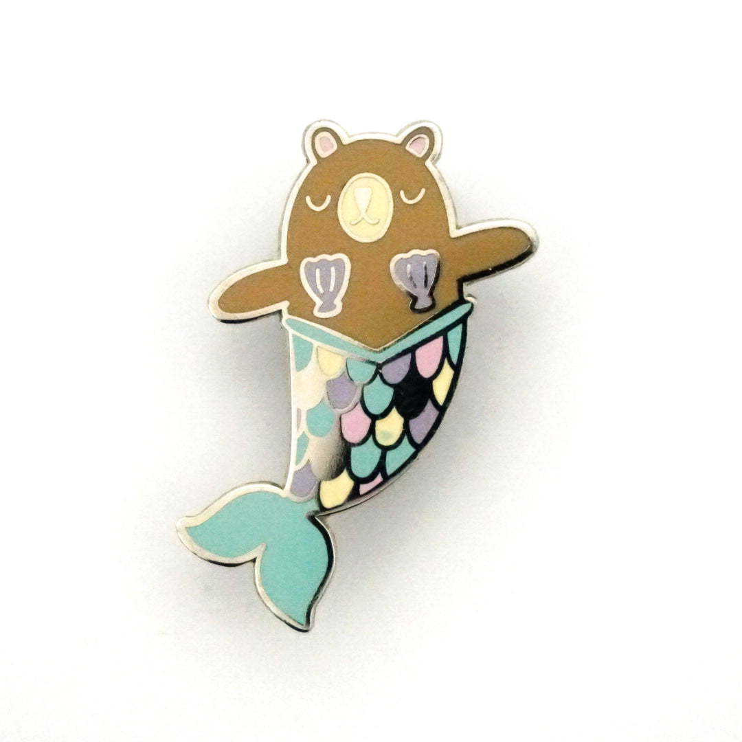 Mermaid Bear Pin