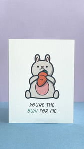 Rabbit - You're the BUN for Me Card