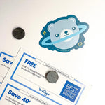 Load image into Gallery viewer, Planet Bear Magnet
