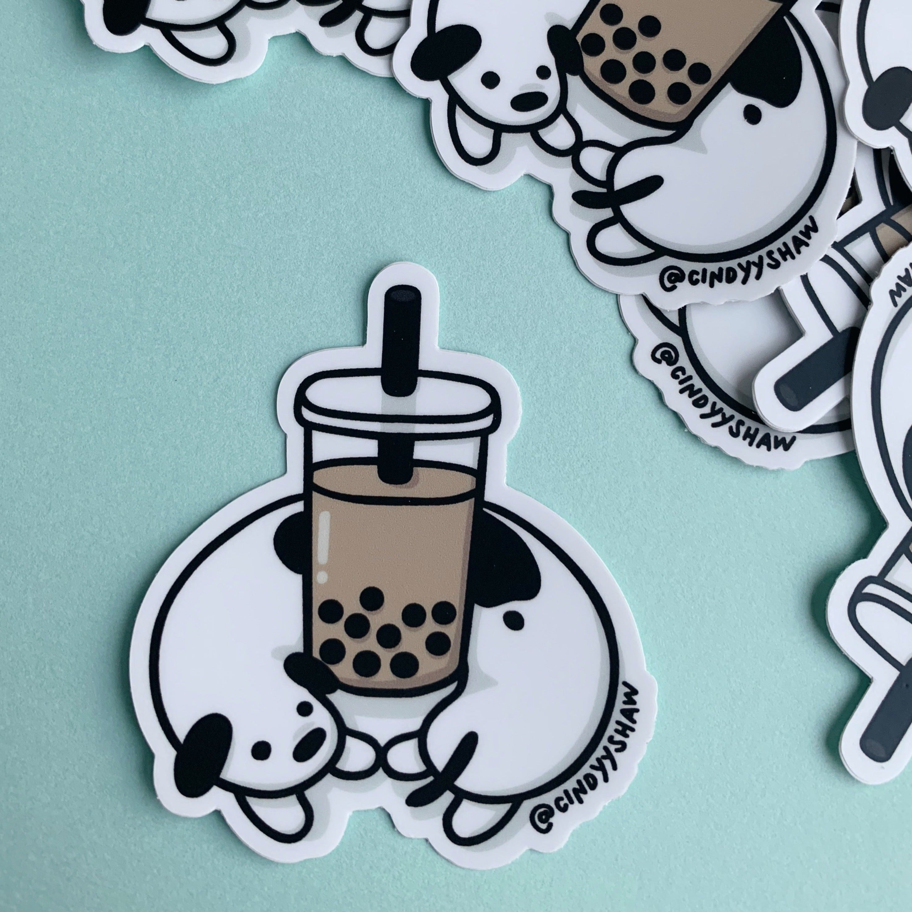 Boba Dog Sticker