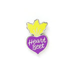 Load image into Gallery viewer, Heart Beet Pin
