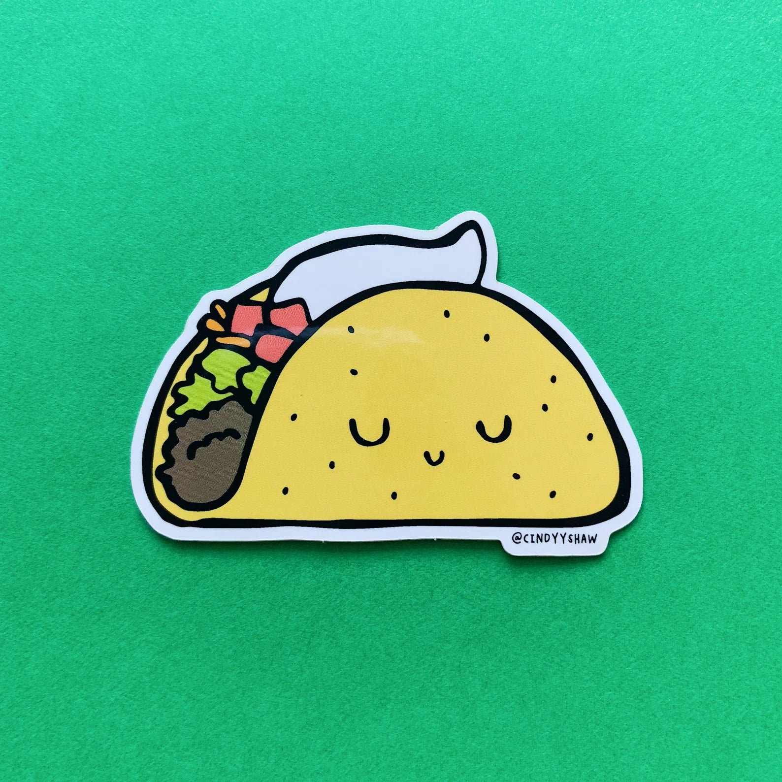 Happy Taco Sticker