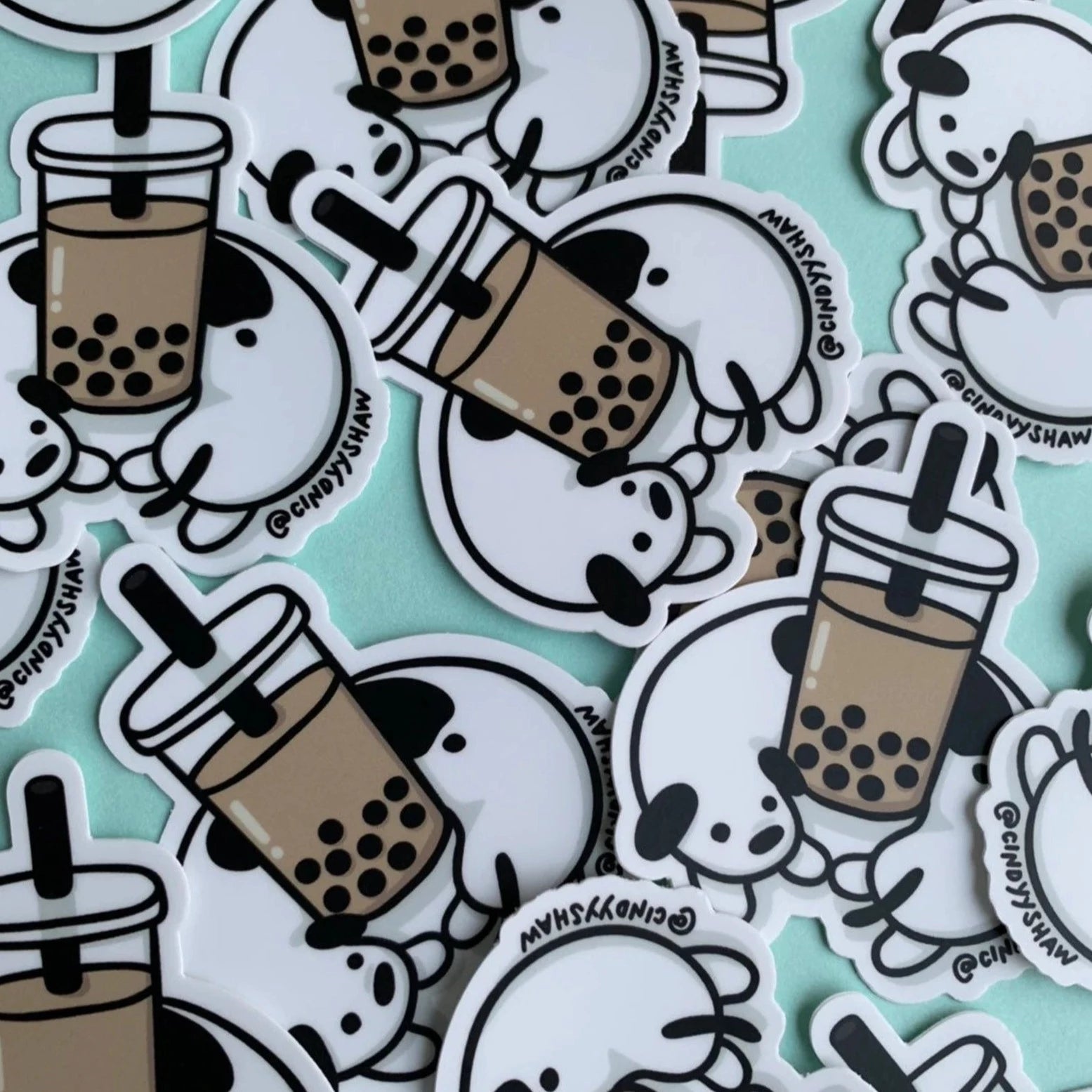 Boba Dog Sticker