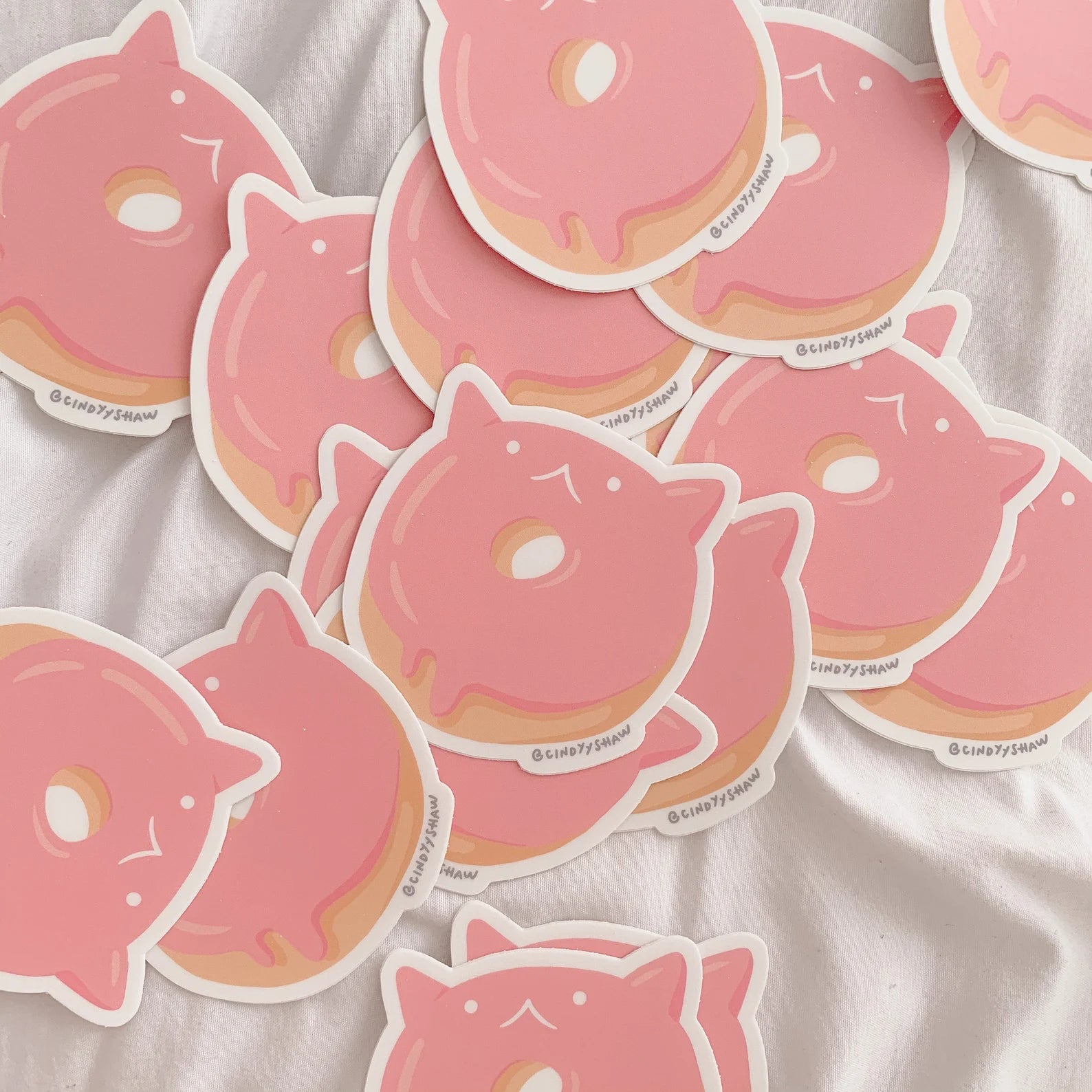 Cat Donut Sticker