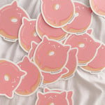 Load image into Gallery viewer, Cat Donut Sticker
