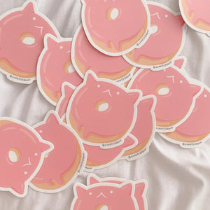 Cat Donut Sticker