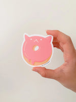 Load image into Gallery viewer, Cat Donut Sticker
