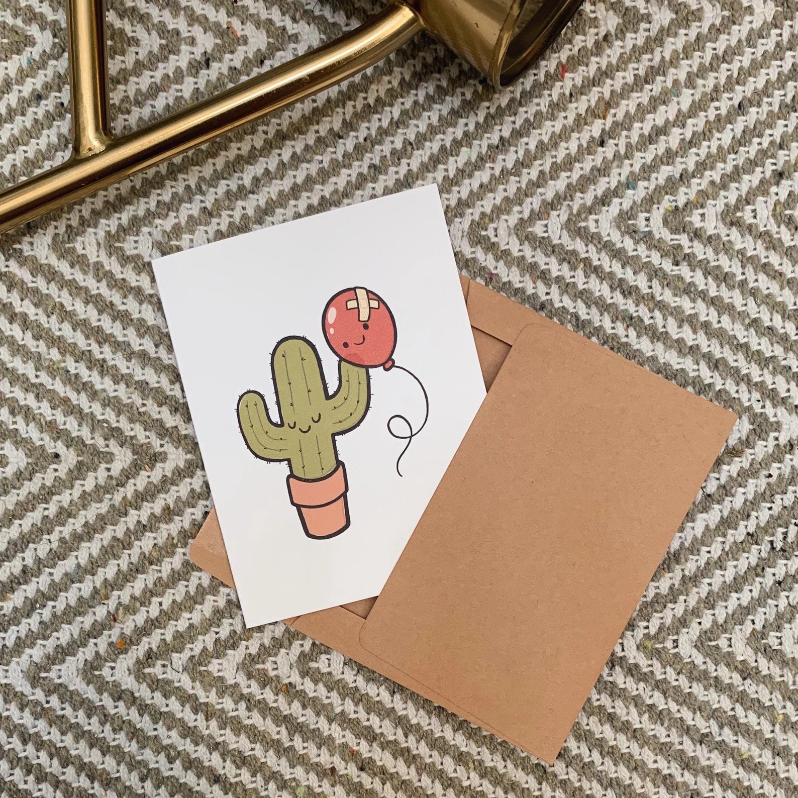Cactus & Balloon Card