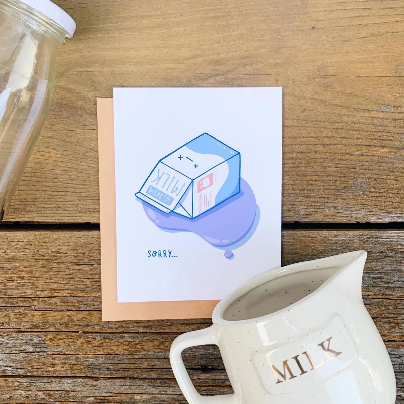 Spilled Milk Card