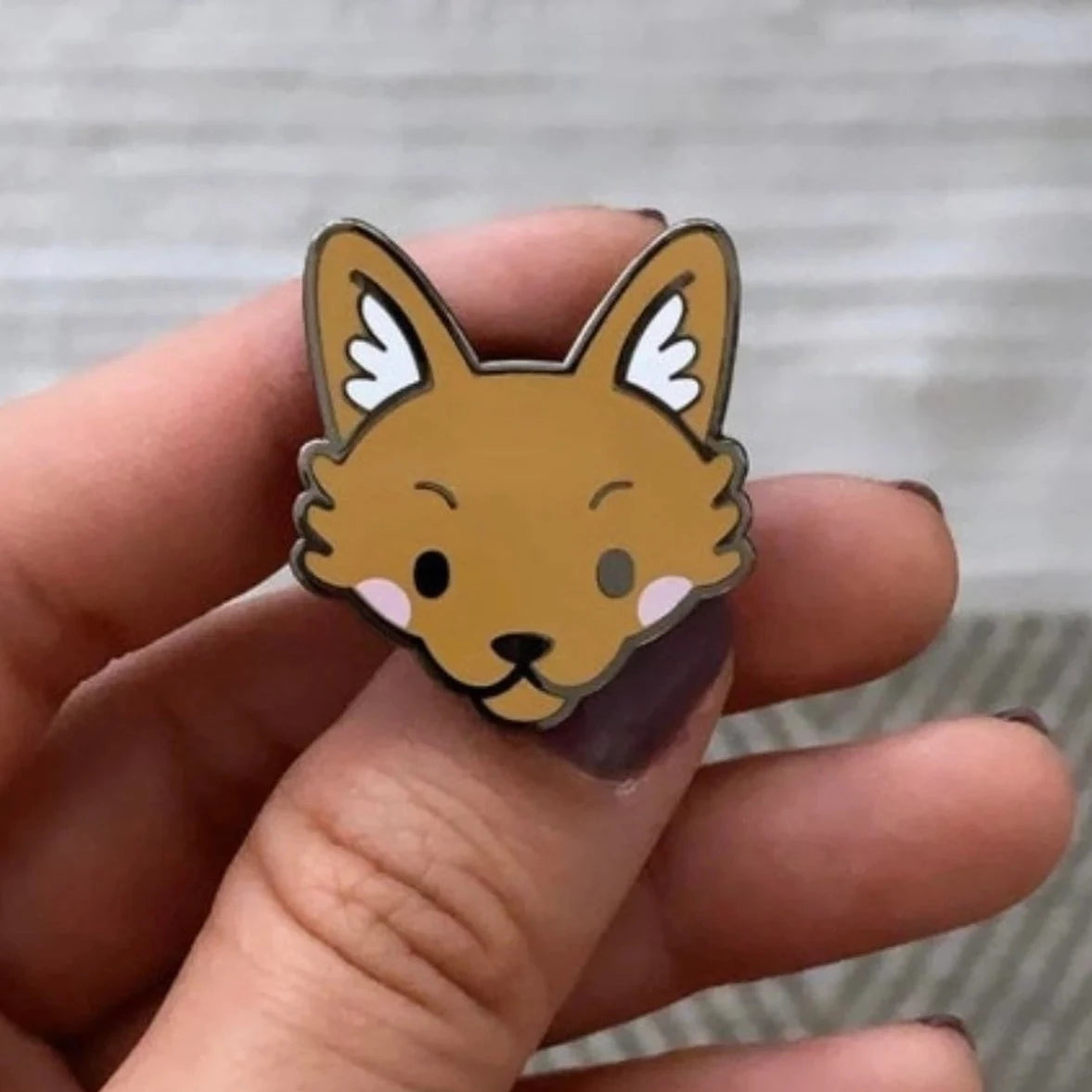 Charity Wolf Pin