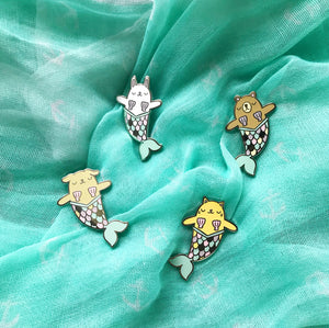 Mermaid Dog Pin